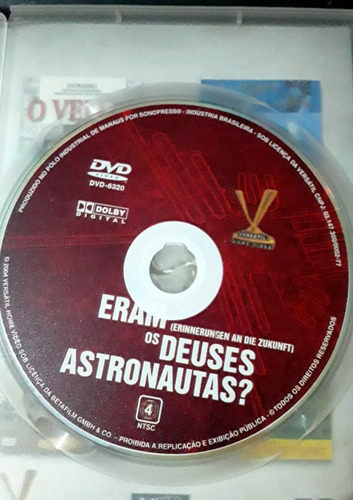 Dvd Eram Os Deuses Astronautas? Edição Com Arte Interna Novo