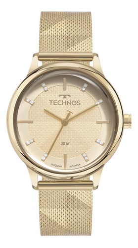 Relógio Technos Style Dourado Feminino 2036mrj/1x 