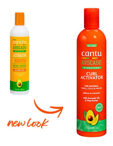 Crema para Peinar Cantu Aguacate Hidratante Activador de Rizos 355ml