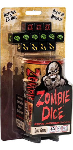 Zombie Dice Juego De Mesa En Inglés - Steve Jackson Games