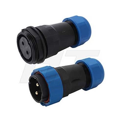 Conector Circular Eléctrico Impermeable Hangton He29 De 2 Pi