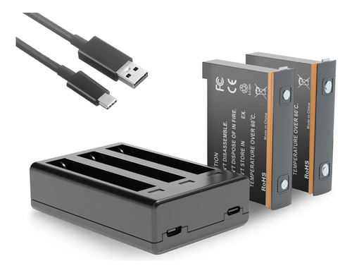 Fast Carger Begh Para Batería Insta360 X3, Baterías Recargab