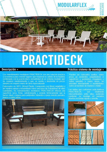 Madera Wpc Para Pisos, Fachadas, Techos Y Muros