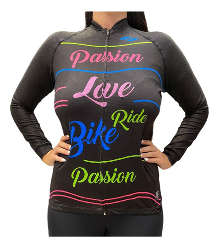 Camiseta Jersey Manga Larga Coach Dama - Ciclismo Salas