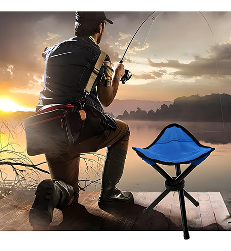 Silla De Camping Plegable De Dos Piezas, Silla De Camping