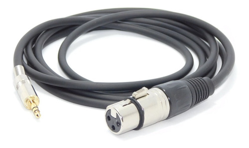 Imagen 3 de 4 de Cable Para Mic Rode Canon Hembra A Miniplug Xlr Profesional