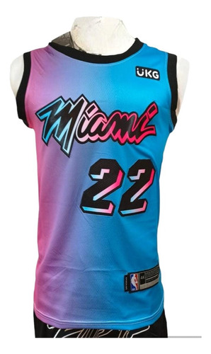 Camiseta Basquet Nba. Miami Heat. Jimmy Butler. Importada