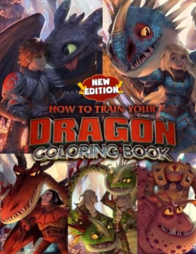 Libro: How Train Dragon Coloring Book: Big Coloring Book For