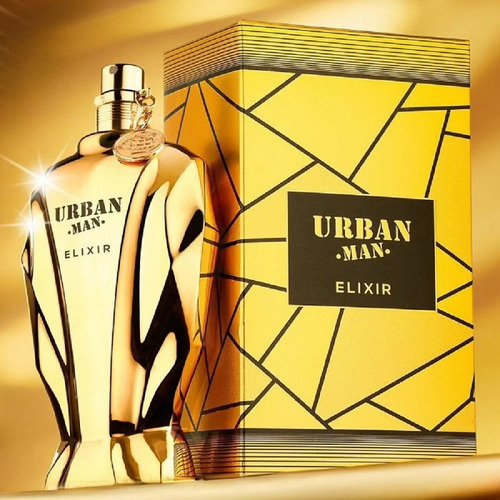 Perfume Arabe Fragrance World Urban Man Elixir 90 Ml