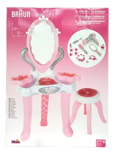 Set De Vanity Con Accesorios Para Niñas Braun