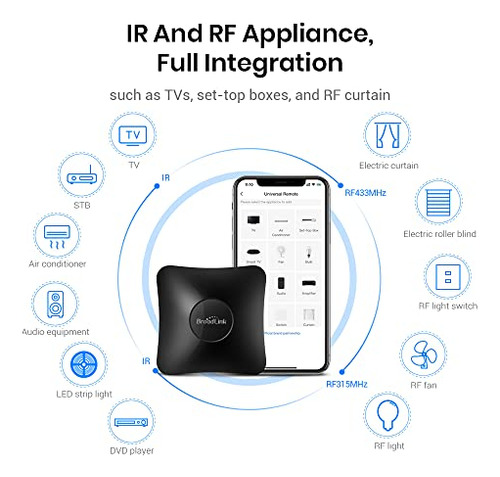 Broadlink Ir/rf Smart Home Hub-wifi Ir/rf Blaster Para El Ho