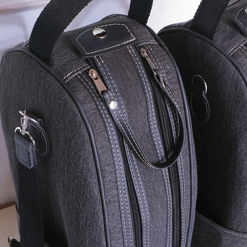 Bolso Matero Mochila/morral Portatermo Negro