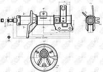 Comprar Amortiguador Delantero Izq 2 Breme Geely Sedan Ck2