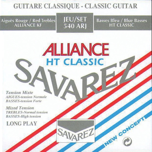 Savarez 540arj Mixta Nt Alliance Trebles Ht Classic Basses .