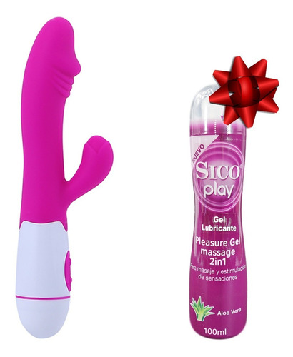 Vibrador Consolador Sexual Para Mujeres Vaginal Lubricante 