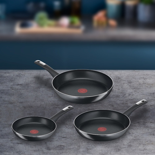 Imagen 2 de 6 de Juego 3 Sartenes T-fal 20 24 Y 30cm Combo Sartén Oferta