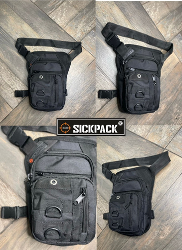 Piernera Muslera Táctica Sickpack Ry03 4 Compartimientos