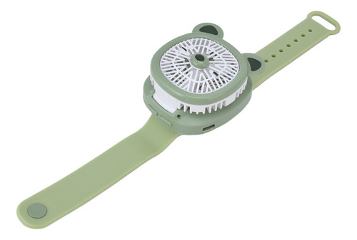Reloj Portátil Con Ventilador De Dibujos Animados, Carga Usb