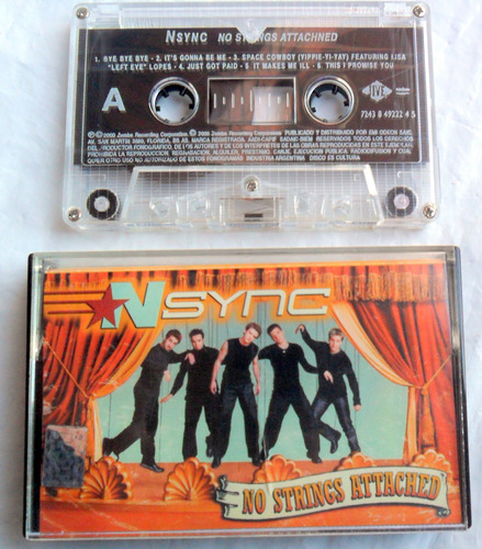 Nsync - No Strings Attached * 2000 Casete Ex