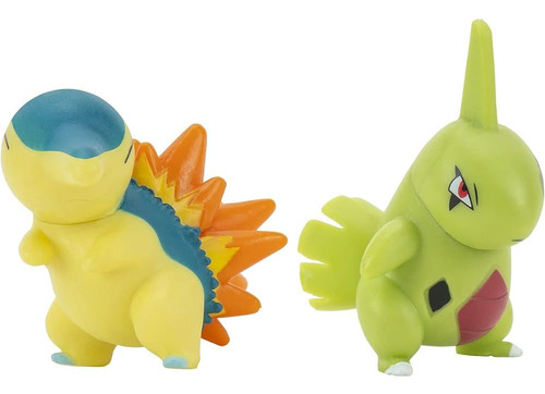 Pokemon 2  Battle Figure Pack - Larvitar & Cyndaquil