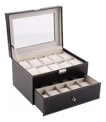 Caja Porta Relojes 20 Unidades Caja De Lujo Relojes