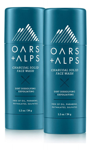Oars + Alps Lavado Facial Con Carbon Activado, Limpiador Fac