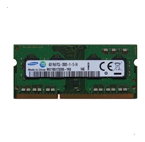 Memória RAM color verde  4GB 1 Samsung M471B5173EB0-YK0