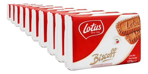 Kit 160 Biscoitos Bolacha Belga Lotus Biscoff