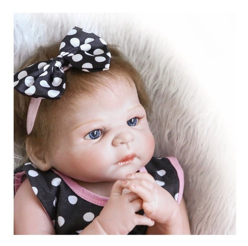 Bebe Reborn Semi Realista Completa Silicona De Vinilo