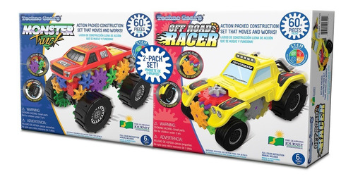 Juego Construccion Monster Truck Y Off Road Racer Didactico