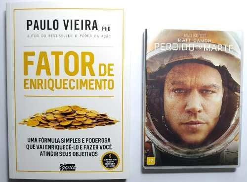 Livro Fator De Enriquecimento + Brinde Dvd Original 