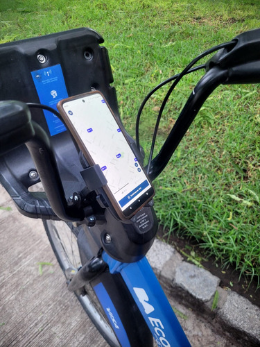 Porta Celular Para Bicicleta Regulable Universal Negro