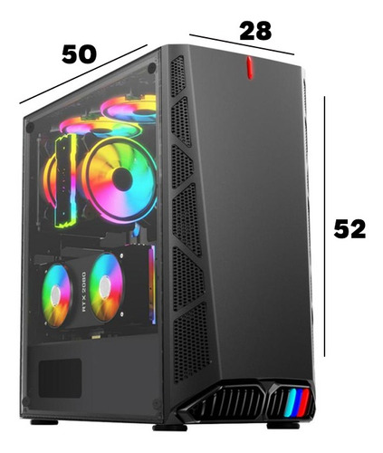 Imagem 3 de 3 de Pc Gamer I5 9400 8gb Ssd 480gb Gtx 1050 Ti Fonte 650w