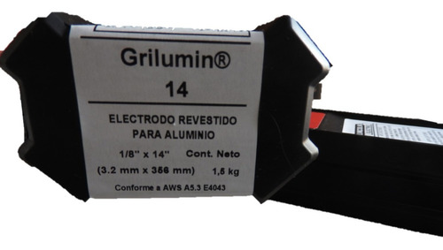 Electrodo De Aluminio Grilumin 14 Lincoln Electric De 1/8 