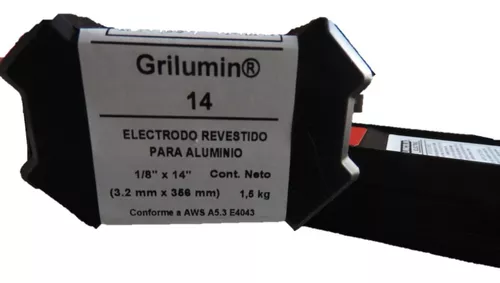 Electrodos de soldadura ARC de aluminio E1100/E4043/E3003/E5183 (tamaño :  0.126 in x 13.780 in, 1 unidad, color: E4043)