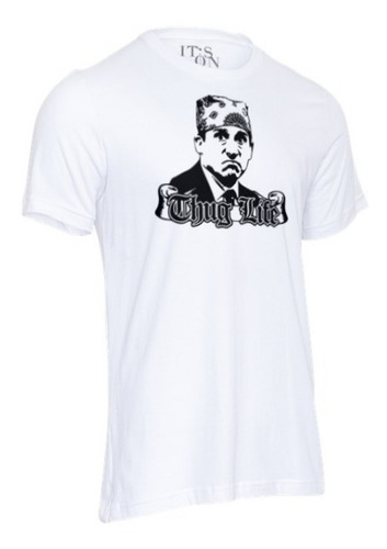 Playera Michael Scott Thug Life. The Office. Cholo.