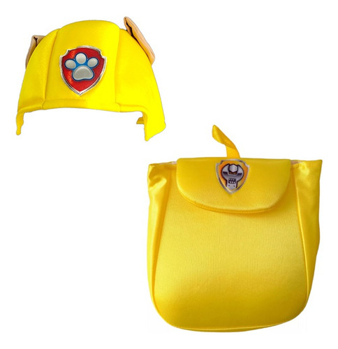 Gorro + Mochila Paw Canina Skye Ruble Everest Chase Patrol /rubble Talla Mediano (3 A 4 Años)