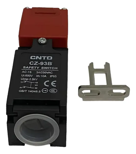 Interrupteur De Sécurité à Verrouillage Vertical CZ-93B (2NC) / CZ-93C (1NC/1NO) – Étanchéité IP67 Avec Clé De Sécurité