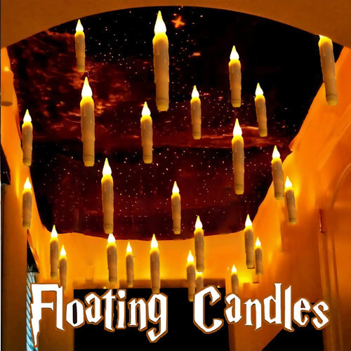 12 Velas Flotantes Led De Harry Potter Con Mando A Distancia