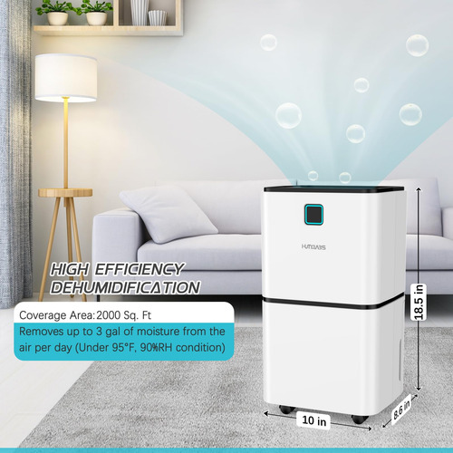 Dehumidifier Humilabs 30 Pints For 2000 Sq. Ft Large Room
