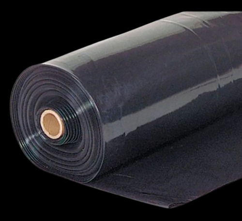 Film Nylon Negro Polietileno Aislante 2m X 50mt 200 Micrones