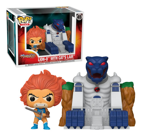 Funko Pop Town #45 Thundercats: Lion-o Cat's Lair Nortoys