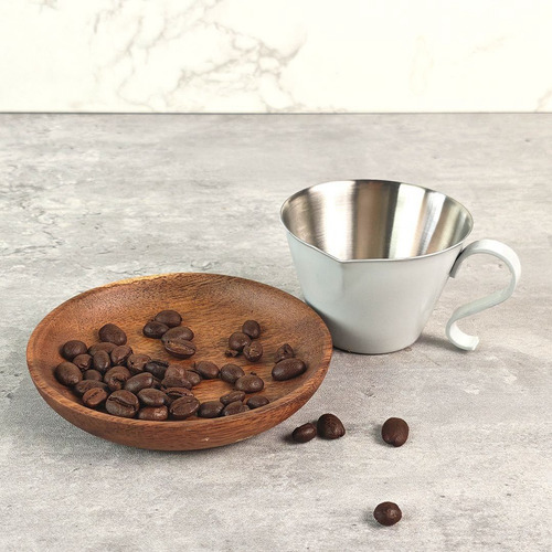 Cilindro Latte Art Con Boca Puntiaguda, Taza De Leche 304 In