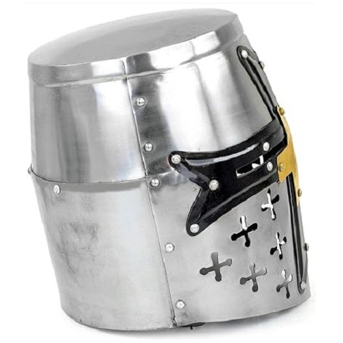 Casco Medieval Caballero Templario Tamaño Real