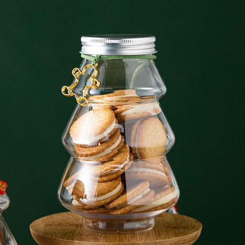 10 Uds. Botellas Con Forma Navideña Tarro De Dulces Para