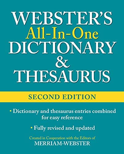 All-in-one Dictionary & Thesaurus, Second Edition, Newest Edition, De Editors Of. Editorial Federal Street Press, Tapa Dura En Inglés