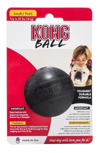 Pelota Kong Ball Extreme Small Ideal Para Perros Hasta 16 Kg