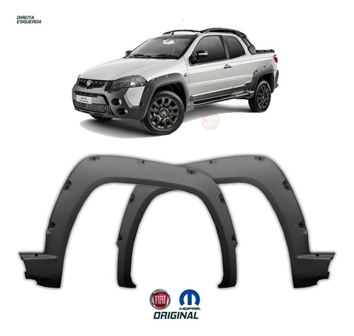 Par Moldura Paralama Dianteiro Strada Adventure 2019 2020