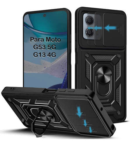 Carcasa Para Motorola (todos Los Modelos) - Antigolpes 360° 