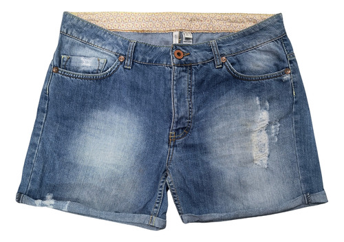 Short Mango De Algodón Para Dama Juvenil Talla 9 (Usado)